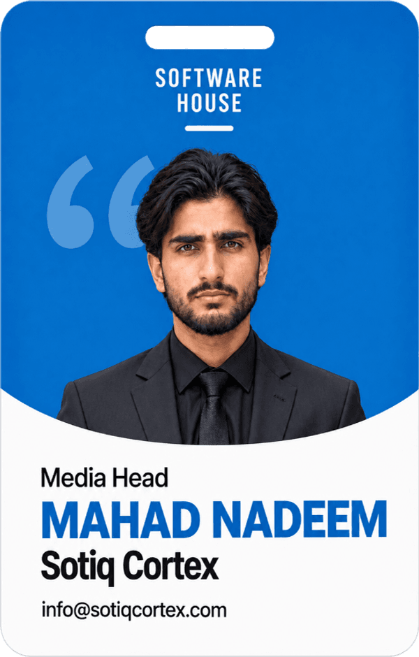 Mahad Nadeem - Media Head